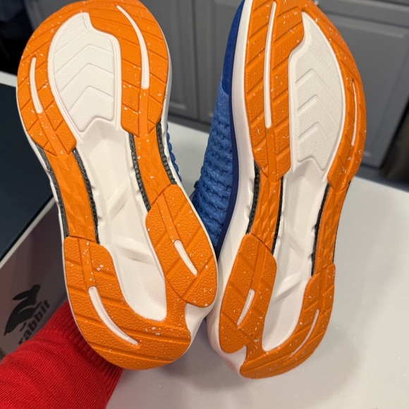 RABBIT Men’s Dream Chaser NYC Running Shoes Blue Orange Accents Sz 10M NIB main image 13